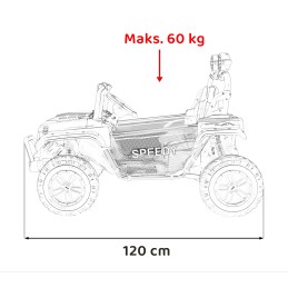 Pojazd Terenowy PASSION 4x4 Biały