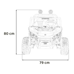 Pojazd Buggy SPEEDY 4x4 Różowy