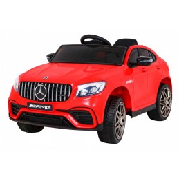 Mercedes Benz GLC63S dla dzieci Czerwony SUV + Pilot