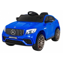 Mercedes Benz GLC63S dla dzieci Niebieski SUV z pilotem