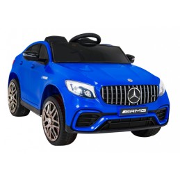 Mercedes Benz GLC63S dla dzieci Niebieski SUV z pilotem