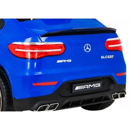 Mercedes Benz GLC63S dla dzieci Niebieski SUV z pilotem