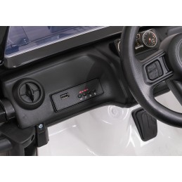 Pojazd Jeep Monster Biały