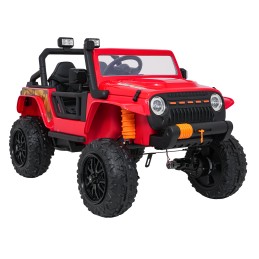 Pojazd Jeep Monster Czerwony
