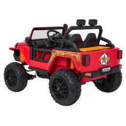 Pojazd Jeep Monster Czerwony