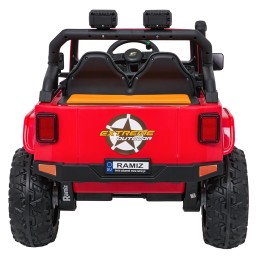 Pojazd Jeep Monster Czerwony