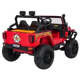 Pojazd Jeep Monster Czerwony