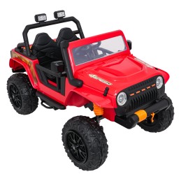 Pojazd Jeep Monster Czerwony