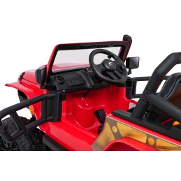 Pojazd Jeep Monster Czerwony