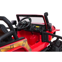 Pojazd Jeep Monster Czerwony