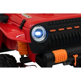 Pojazd Jeep Monster Czerwony