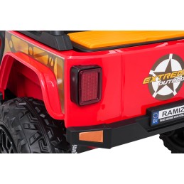 Pojazd Jeep Monster Czerwony