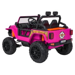 Pojazd Jeep Monster Różowy