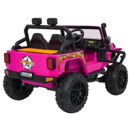Pojazd Jeep Monster Różowy