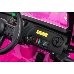 Pojazd Jeep Monster Różowy