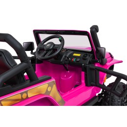 Pojazd Jeep Monster Różowy
