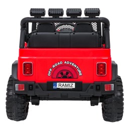 Pojazd Jeep BEAST 4x4 Czerwony