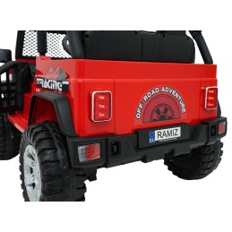 Pojazd Jeep BEAST 4x4 Czerwony