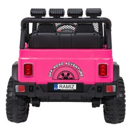 Pojazd Jeep BEAST 4x4 Różowy
