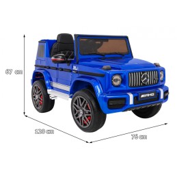 Mercedes AMG G63 dla dzieci Lakier Niebieski + Pilot