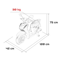 Pojazd Motor Skuter HONDA SH125I Czerwony