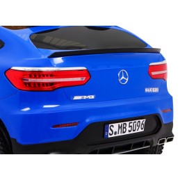Auto Mercedes GLC 63S dla dzieci - Niebieski SUV + Napęd 4x4