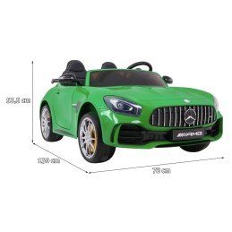 Mercedes-Benz GT R dla dzieci Lakier Zielony 4x4