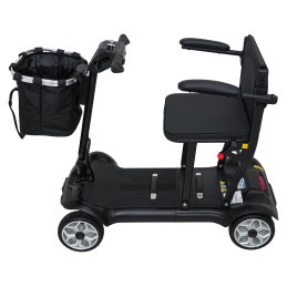 Skuter Elektryczny Czterokołowy dla Seniorów EasyGo Czarny