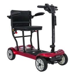 Skuter Elektryczny Czterokołowy dla Seniorów EasyGo Czerwony
