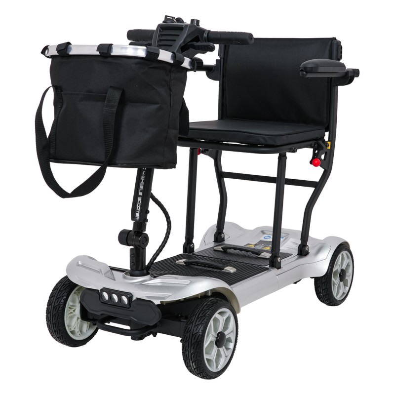 Skuter Elektryczny Czterokołowy dla Seniorów EasyGo Szary