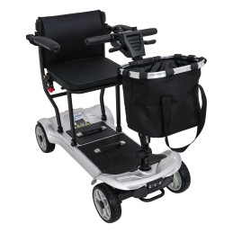 Skuter Elektryczny Czterokołowy dla Seniorów EasyGo Szary