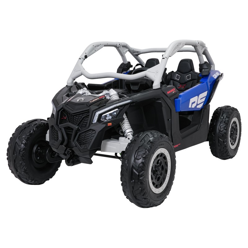 Pojazd Buggy Maverick Turbo RR Koła Niebiesko-Szary