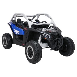 Pojazd Buggy Maverick Turbo RR Koła Niebiesko-Szary