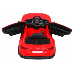Audi E-Tron Sportback dla dzieci Czerwony + Pilot + Napęd 4x4 + Wolny Start + Radio MP3 + LED