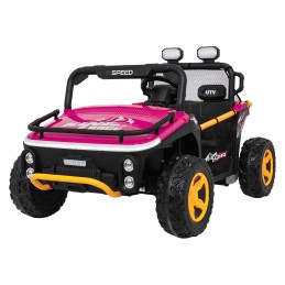 Pojazd Buggy UTV SPEED Różowy