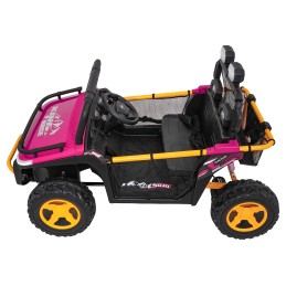 Pojazd Buggy UTV SPEED Różowy