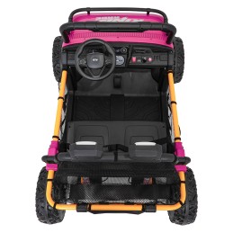 Pojazd Buggy UTV SPEED Różowy