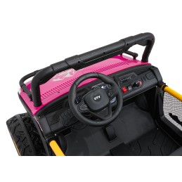 Pojazd Buggy UTV SPEED Różowy