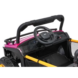 Pojazd Buggy UTV SPEED Różowy