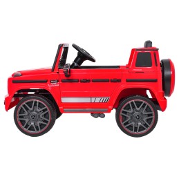 Pojazd Mercedes G63 AMG LIFT Czerwony
