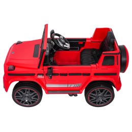 Pojazd Mercedes G63 AMG LIFT Czerwony