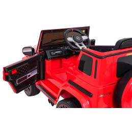 Pojazd Mercedes G63 AMG LIFT Czerwony