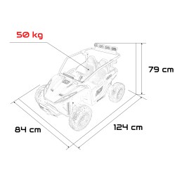 Pojazd Buggy TURBO 23 Niebieski