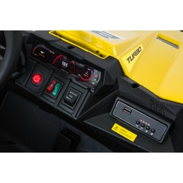 Pojazd Buggy TURBO 23 Żółty