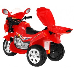 Motorek Trójkołowy BJX-088 elektryczny dla najmłodszych Czerwony + Dźwięki + Światła