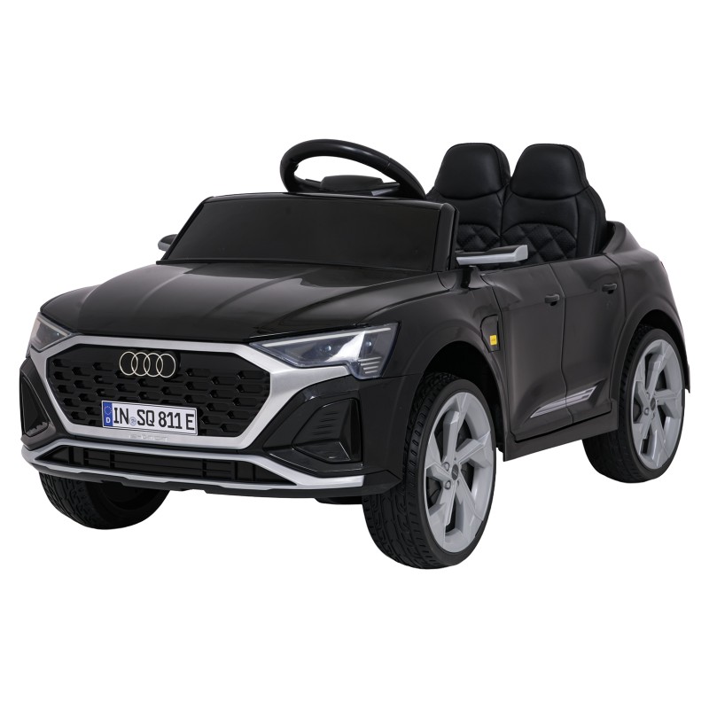 Auto Audi SQ8 czarne na akumulator dla dzieci + pilot 2,4 GHz