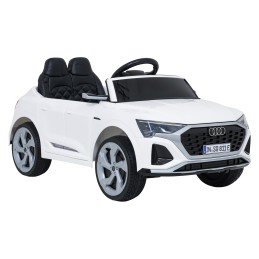 Auto Audi SQ8 białe na akumulator dla dzieci + pilot 2,4 GHz