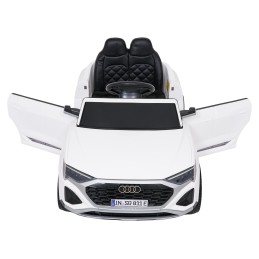 Auto Audi SQ8 białe na akumulator dla dzieci + pilot 2,4 GHz