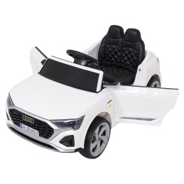 Auto Audi SQ8 białe na akumulator dla dzieci + pilot 2,4 GHz