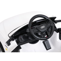 Auto Audi SQ8 białe na akumulator dla dzieci + pilot 2,4 GHz
